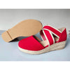 Mila | Espadrilles mit Kreuzriemen und Seil-Keilabsatz