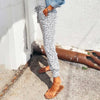 Xandra - Damen-Hose mit Leopardenmuster