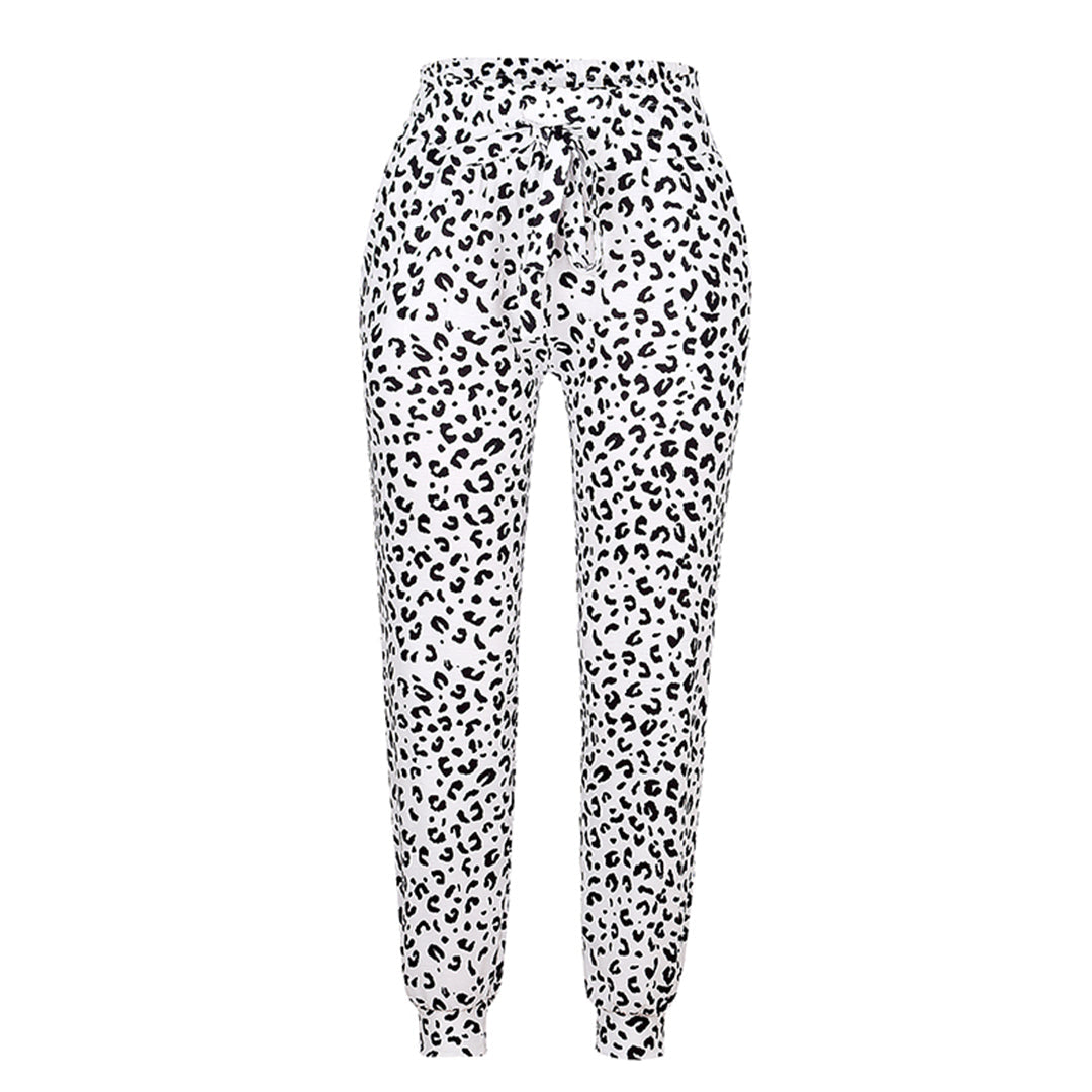 Xandra - Damen-Hose mit Leopardenmuster