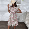 Helles Sommerkleid mit Blumendruck