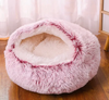 CozyPaws™ - Plüsch-Winterhöhle für Haustiere: Warmer, weicher und komfortabler Rückzugsort