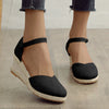 Eva | Espadrilles aus Canvas mit Knöchelriemen