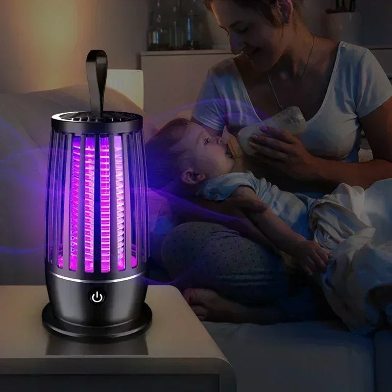 InsektenFrei™ - Die leise, tragbare USB-Mückenlampe für drinnen und draußen.