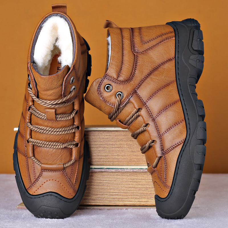 Laurens | Wasserdichte Winterstiefel für Herren mit Wollfutter