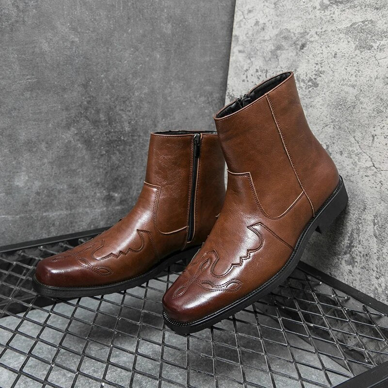 Bram | Klassische Cowboy Stiefel für Herren