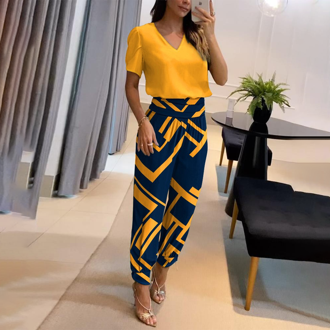 Lauren | Stylischer bedruckter Jumpsuit