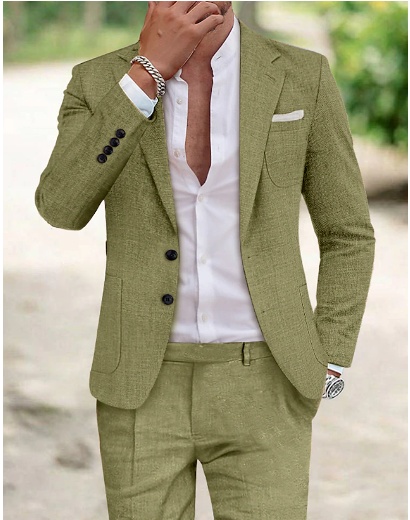 Johannes | Eleganter Leinenanzug für Herren