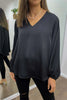 Yvonne | Bluse mit V-Ausschnitt