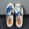 Nova | Bohemian Espadrilles aus Canvas mit Vintage-Aufdruck