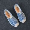 Nova | Bohemian Espadrilles aus Canvas mit Vintage-Aufdruck
