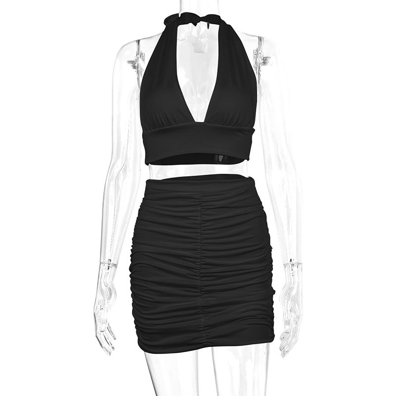 CurveSet™ – 2-teiliges Halter-Top & Minirock-Set für einen sexy Auftritt!