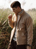 Lars | Warme Fleece-Winterjacke In Einfarbigem Design