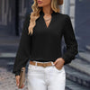 Eva | Elegantes Chiffon-Top mit V-Ausschnitt