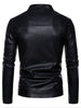Cas | Stilvolle Kunstleder-Herrenjacke mit Fleecefutter