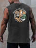 Finn | Dubbelzijdige grafische print heren tanktops