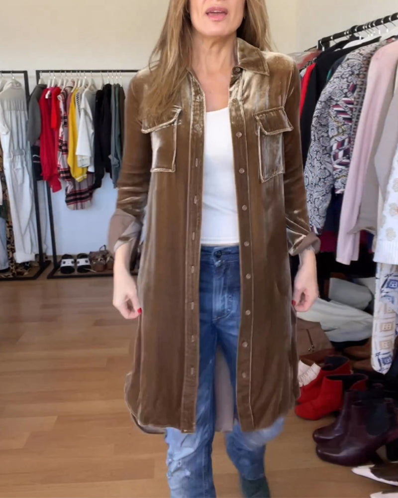 Farbige Blazerjacke mit Taschen
