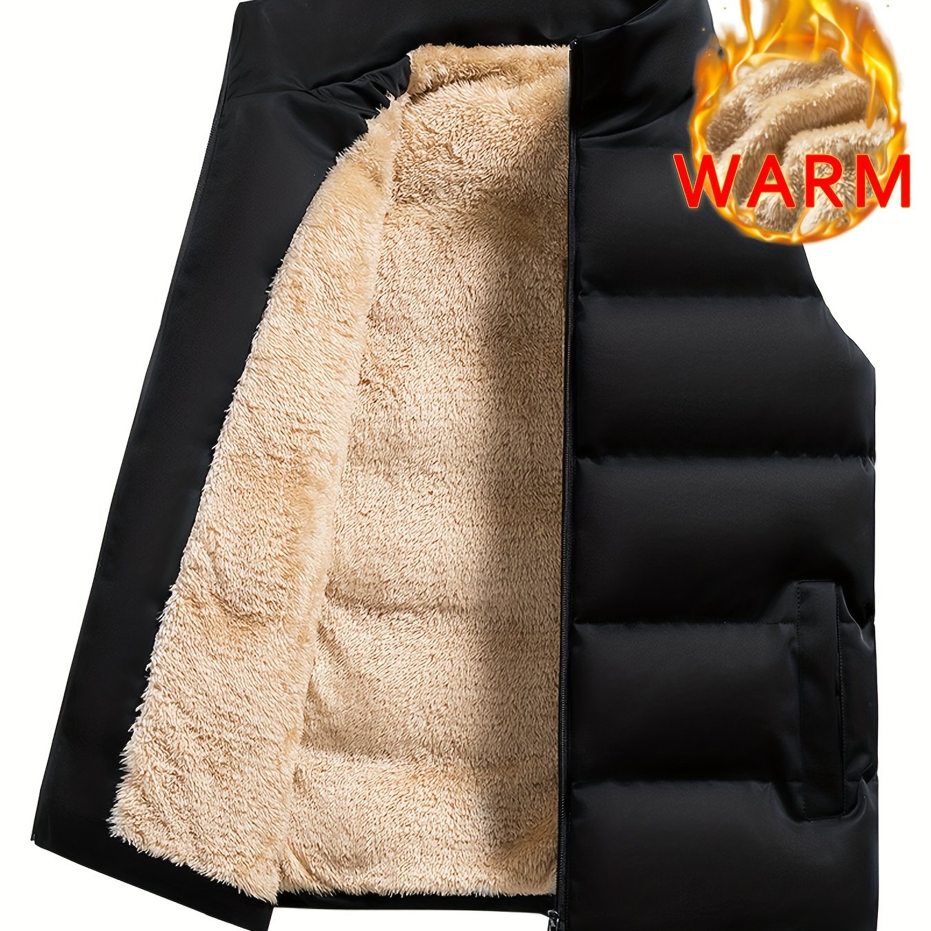 Lars | Warme Fleece-Winterweste für Herren