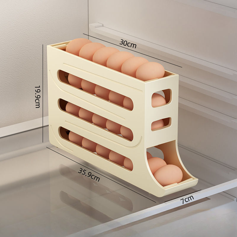 EggMaster™ - Der intelligente Eier-Dispenser für perfekte Frische und Ordnung.