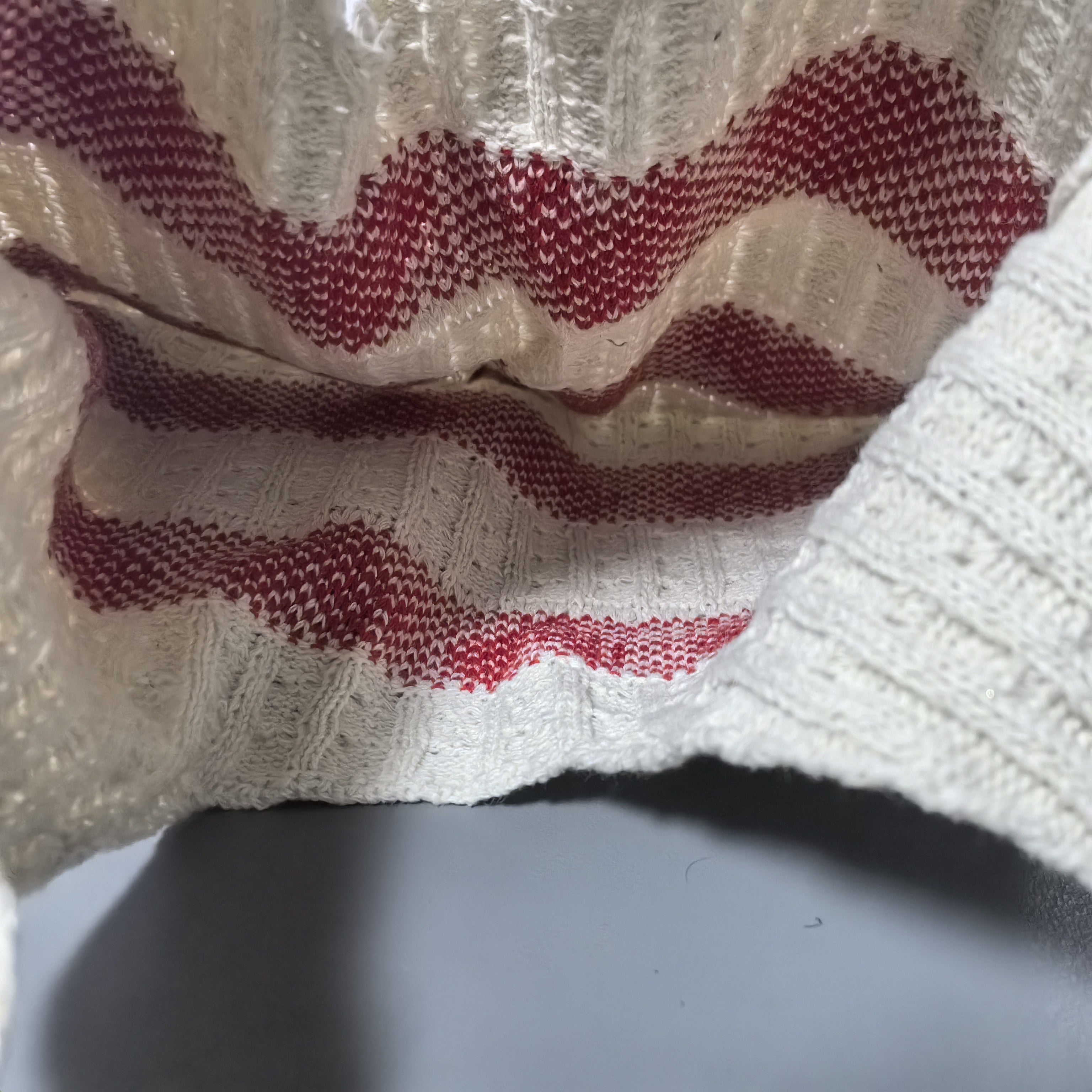 Nina | Handgemachte Strick-Shopper mit Herzmuster