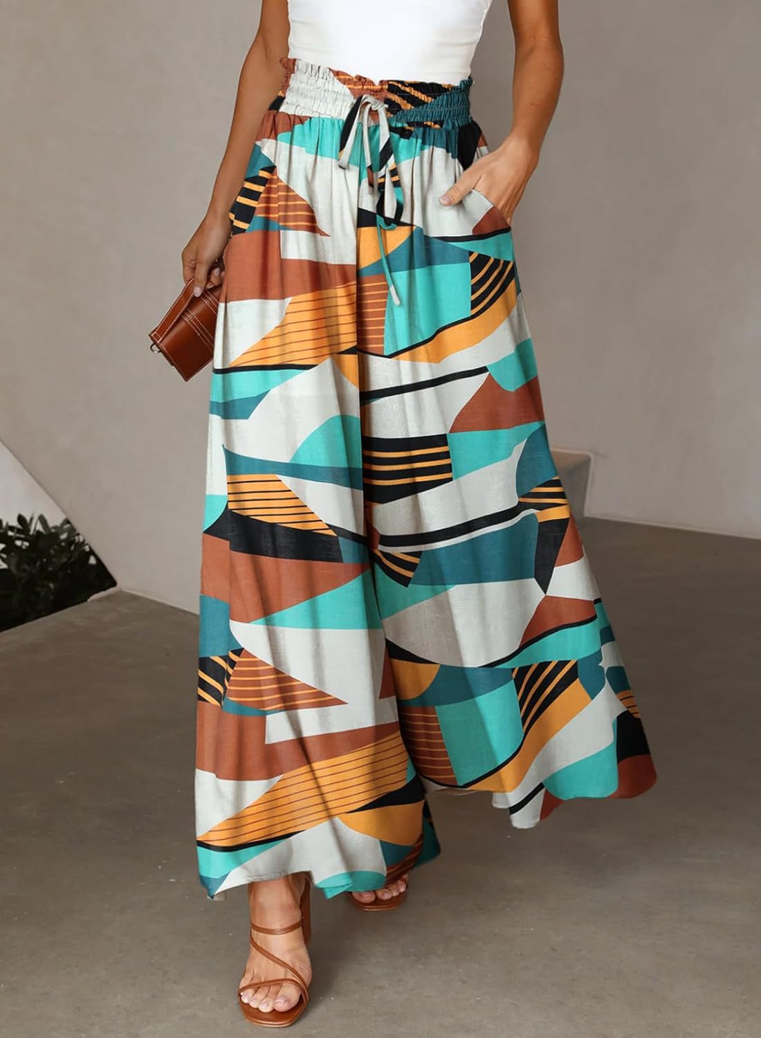 BaliFlow™ – Weit geschnittene Sommerhose mit floralem Print für stilvolle Leichtigkeit!