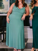 Lulah™ Drapiertes Maxikleid mit integriertem BH