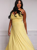 Lulah™ Drapiertes Maxikleid mit integriertem BH