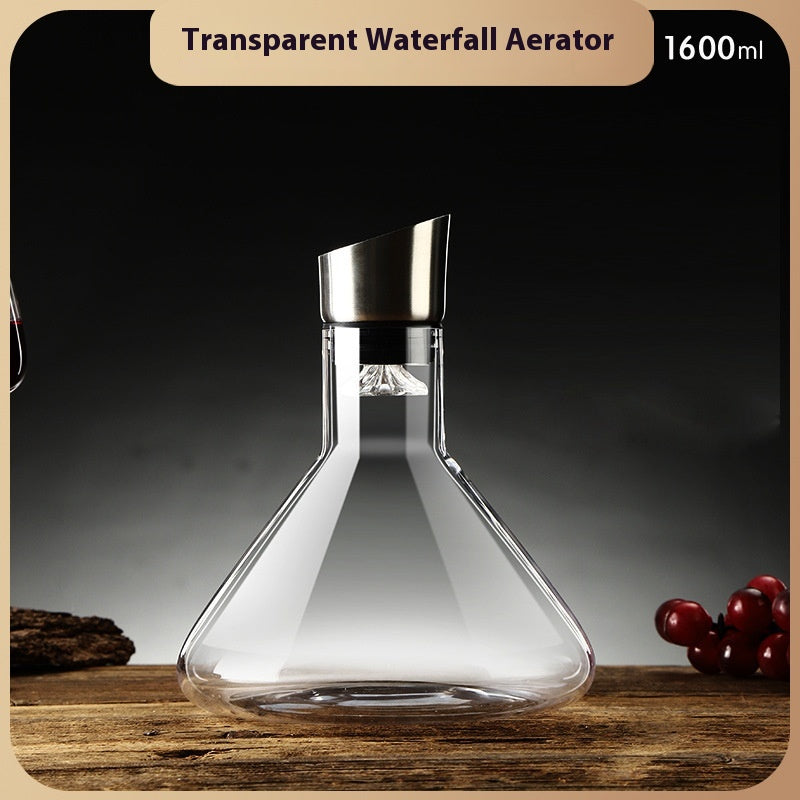VinoCascade™ – Exklusiver Weindekanter mit Wasserfall-Effekt für perfekten Genuss!