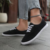 Lotte | Bequeme niedrige Canvas-Schnürschuhe
