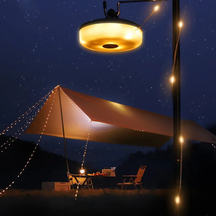TrailGlow™ -  flexible Streifen für einfache Zelt- und Raumdekoration.