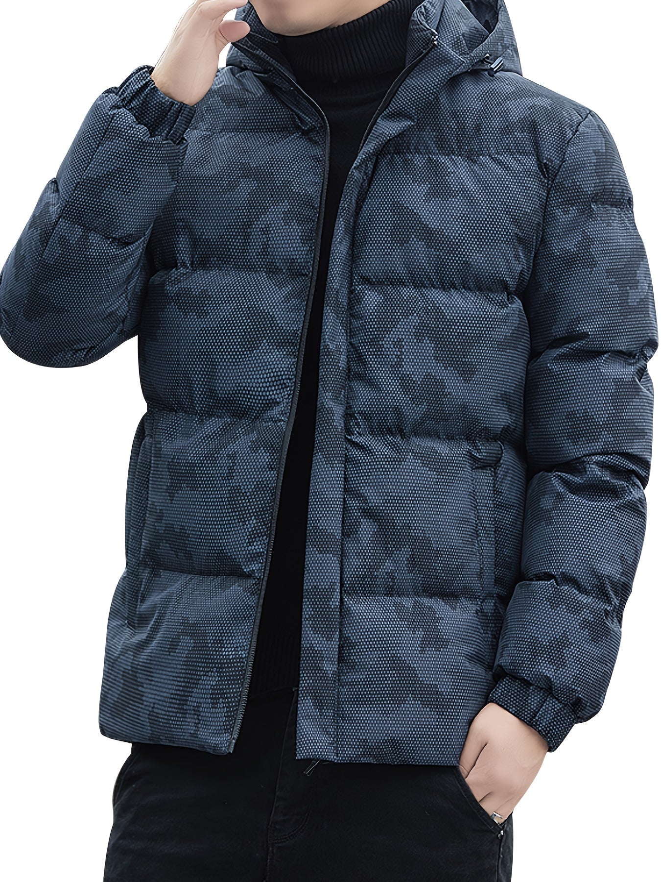 Sem | Warme Camouflage-Winterjacke Mit Kapuze
