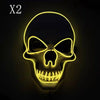SkullGlow™ – Die ultimative leuchtende LED-Totenkopfmaske für Halloween-Partys!