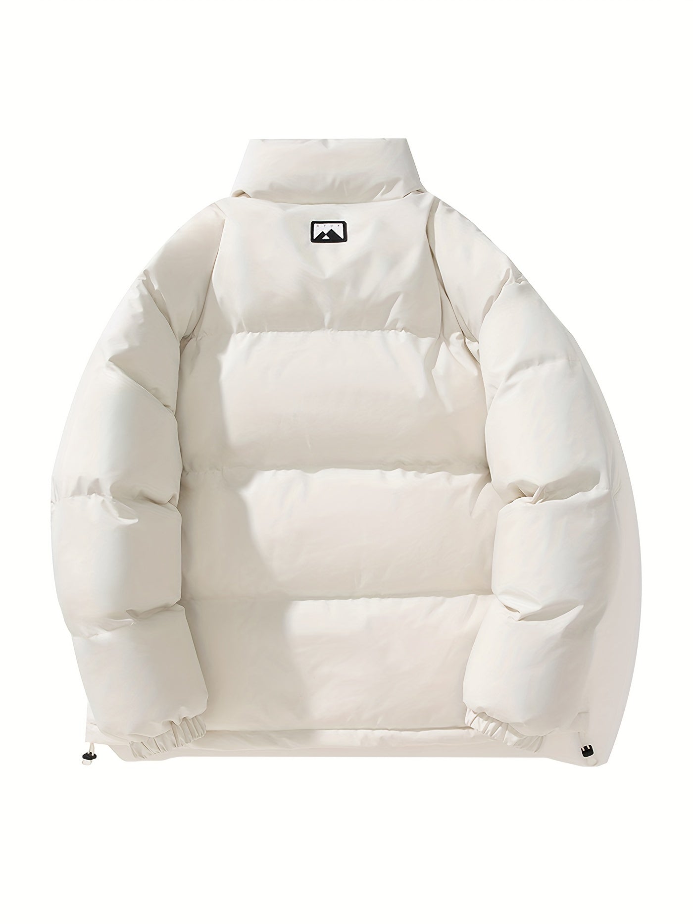 Jasper | Warme Winddichte Herren-Winterjacke Mit Stehkragen Und Besticktem Logo