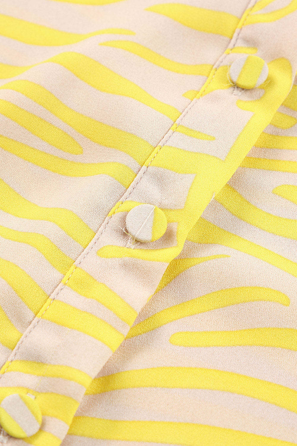 Bluse mit Zebramuster und V-Ausschnitt