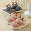 ReindeerCozy™ - Weihnachts-Hausschuhe mit Rentier-Design, weiche und warme Winterpantoffeln.