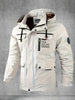 Thijs | Wasserdichter & Winddichter Herren-Softshell-Mantel mit Kapuze und Mehreren Taschen