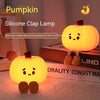 PumpkinLight™ - Silikon Nachtlampe im Kürbis-Design für Halloween und gemütliche Abende.