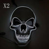 SkullGlow™ – Die ultimative leuchtende LED-Totenkopfmaske für Halloween-Partys!