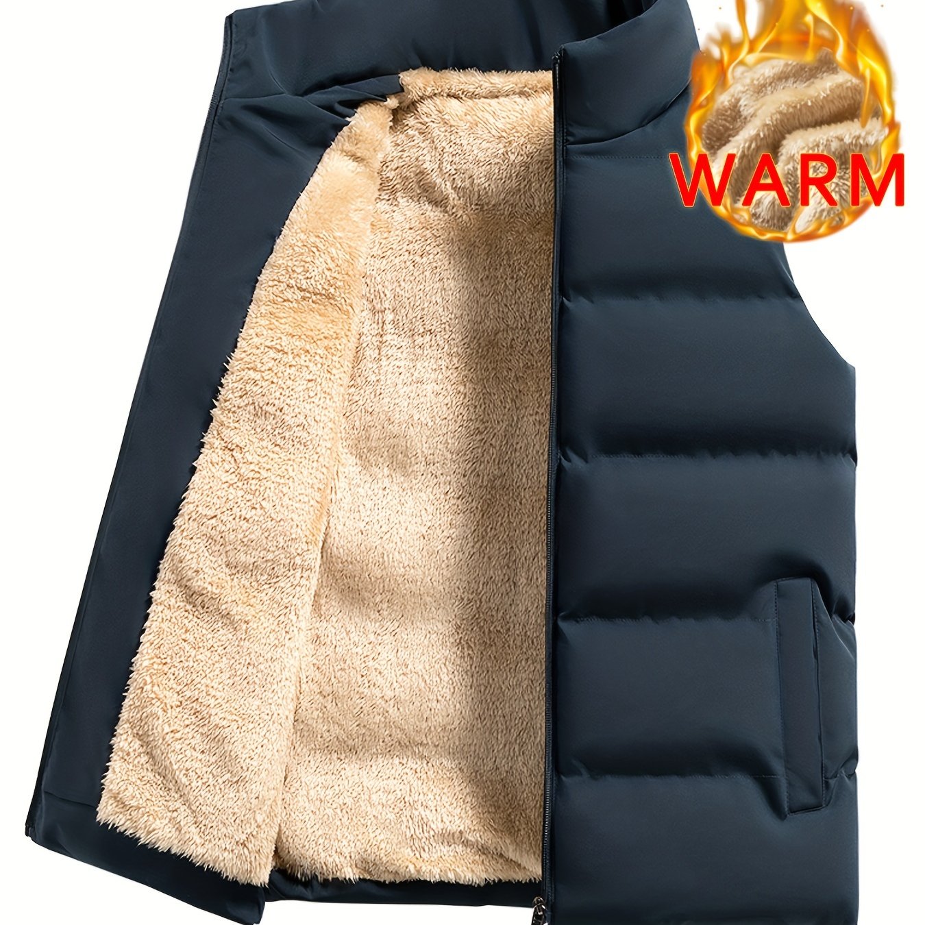 Lars | Warme Fleece-Winterweste für Herren
