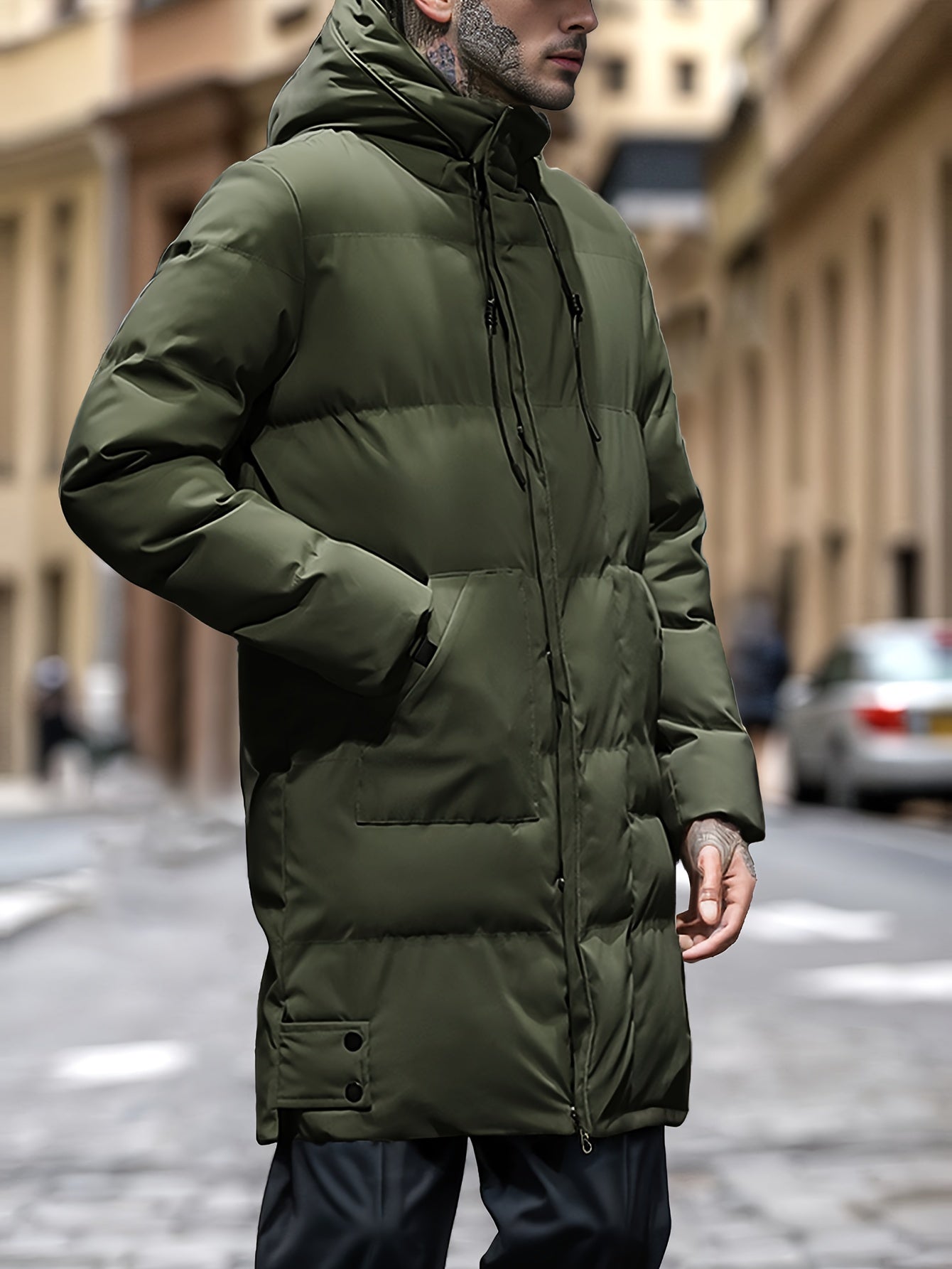 Tom | Warmer Winter-Puffer Mit Kapuze Und Taschen