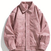 Cas | Herren Casual Kunstlederjacke Mit Klappkragen & Taschen