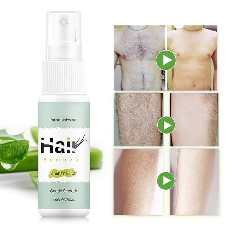 SmoothGlow™ Haarentfernungsspray | sanft, schnell & hautschonend