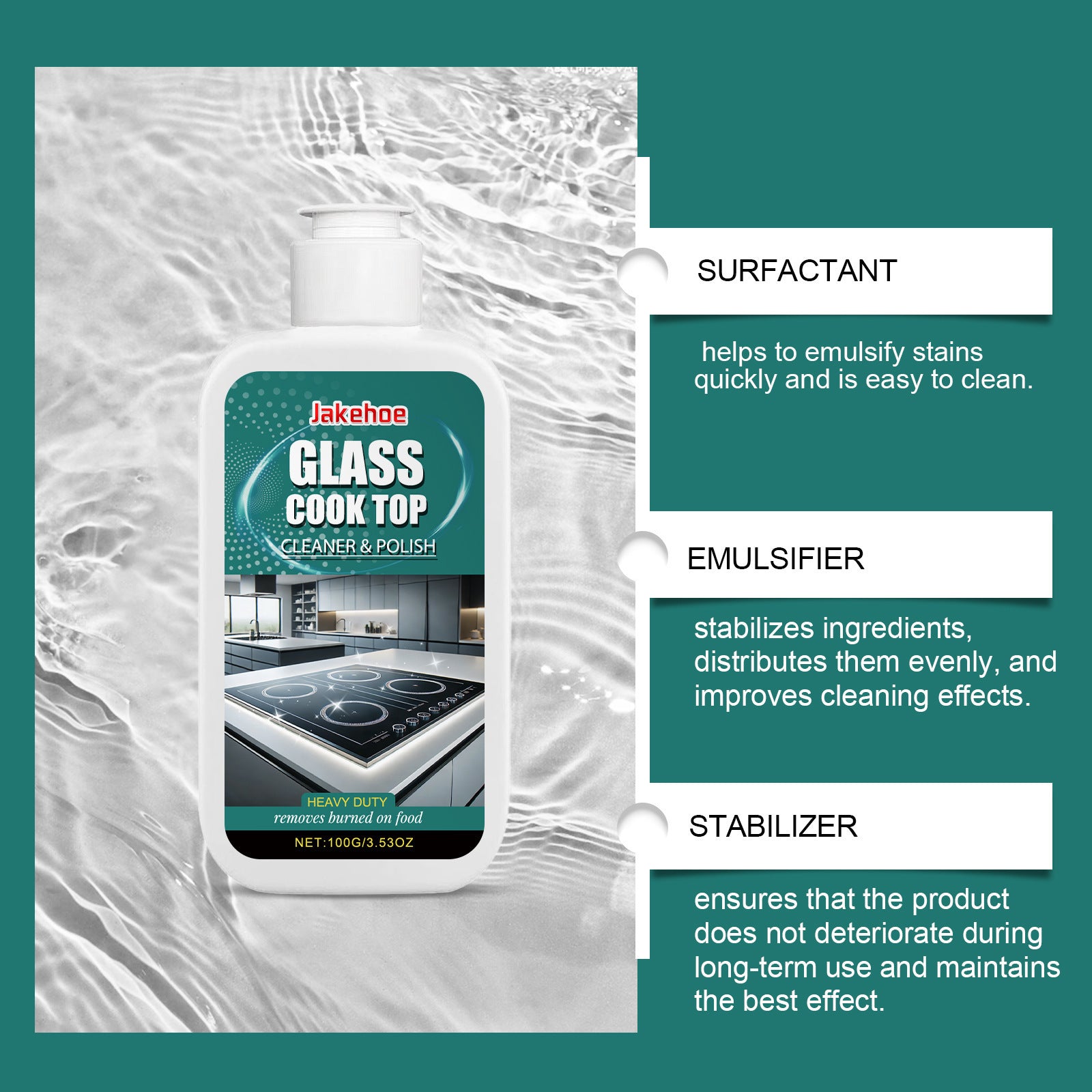 Cleanlux™ Glasherdreiniger | makelloser Glanz, ohne Aufwand