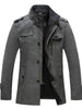 Jan | Herrenjacke aus Wollmischung mit Stehkragen