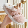 ReindeerCozy™ - Weihnachts-Hausschuhe mit Rentier-Design, weiche und warme Winterpantoffeln.