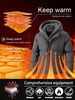 Tim | Gequiltete Herren Fleecejacke mit Kapuze und Taschen