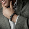 Lina | Gewebtes Lederarmband