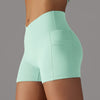 FitnessShorts™ - Die ultimativen Sportshorts mit Handytasche für Frauen.