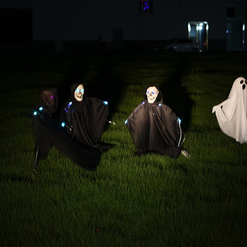 GhostSkull™ – Das gruselige leuchtende Halloween-Gespenst für Haus, Garten und Spukhäuser!