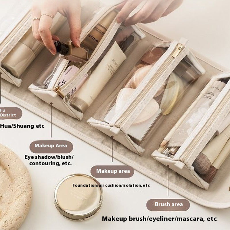 GlamRoll™ – Faltbare Kosmetiktasche mit großem Stauraum & elegantem Design!