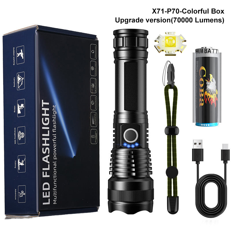 EpicBeam™ - Wiederaufladbare taktische Laser-Taschenlampe.